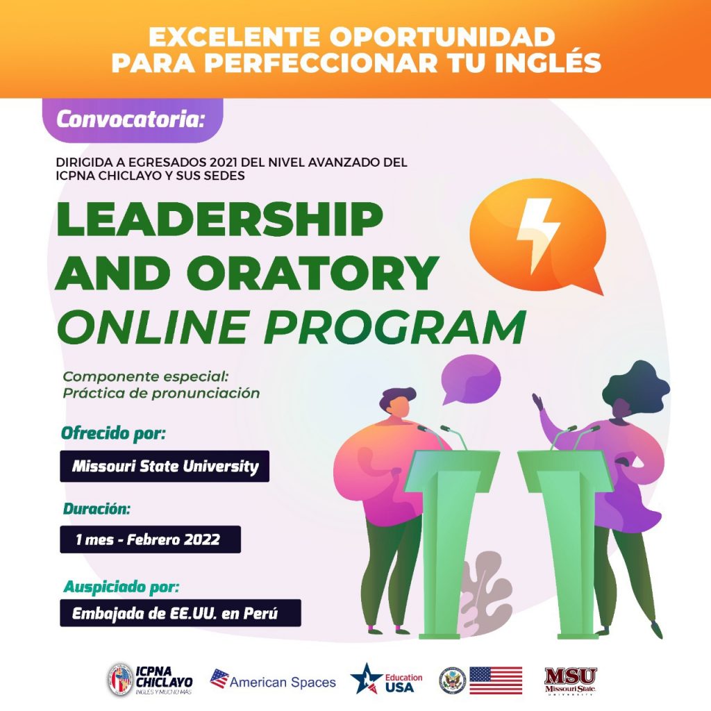 Leadership and Oratory Online Program 2022